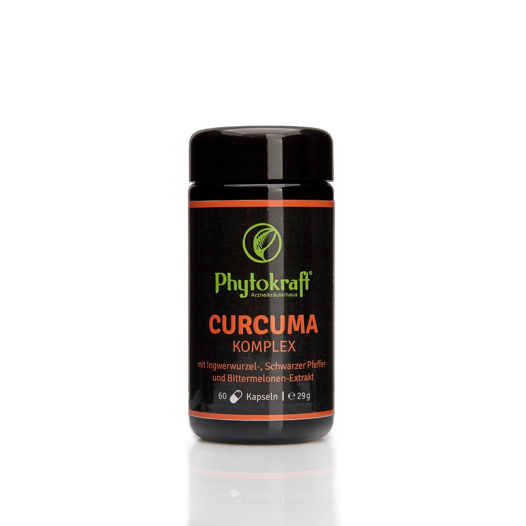 Curcuma Komplex Ingwerwurzel Extrakt, Bittermelone & Schwarzer Pfeffer Extrakt - phytokraft.de