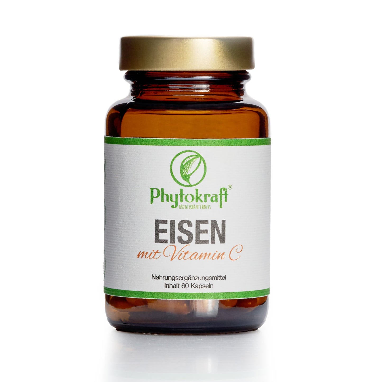 Eisen mit Vitamin C 60 Kapseln
