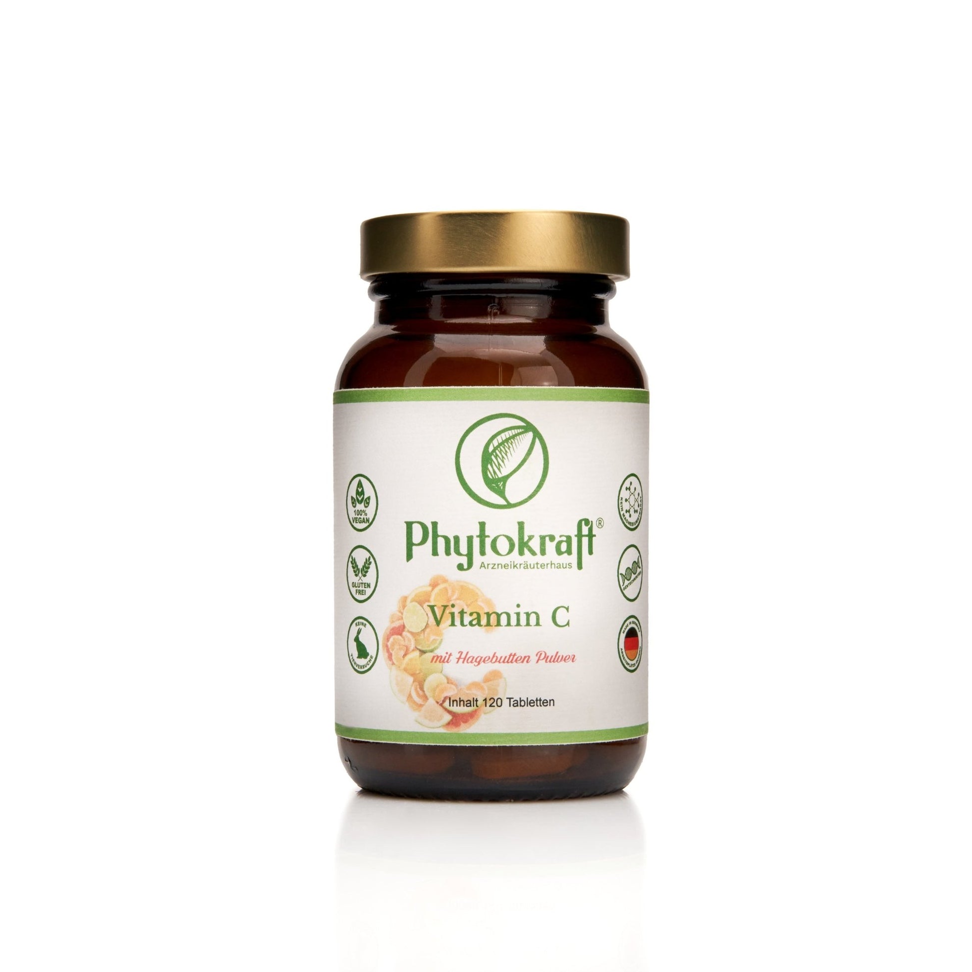 Vitamin C mit Hagebutten Pulver - phytokraft.de