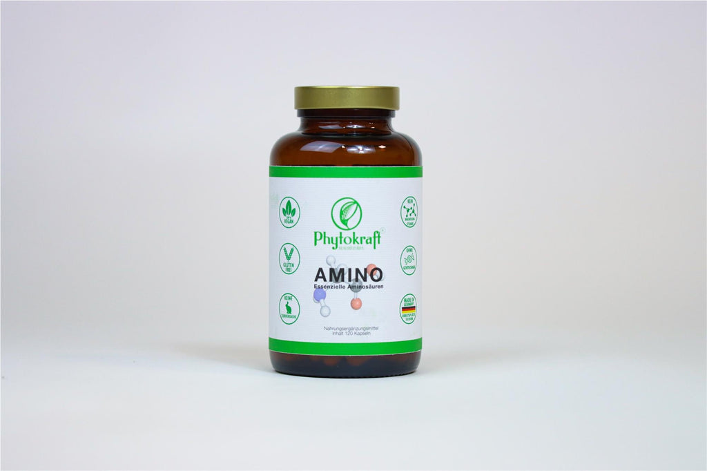 Amino essenzielle Aminosäuren 120 Kapseln - phytokraft.de