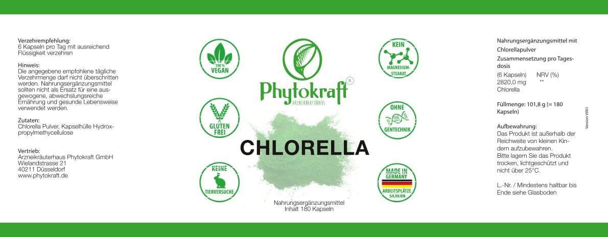 Chlorella 180 Kapseln