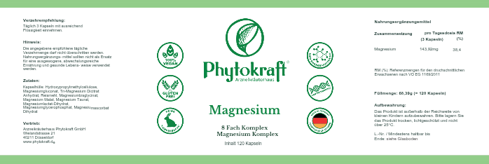 Magnesium 8 - fach Komplex - phytokraft.de