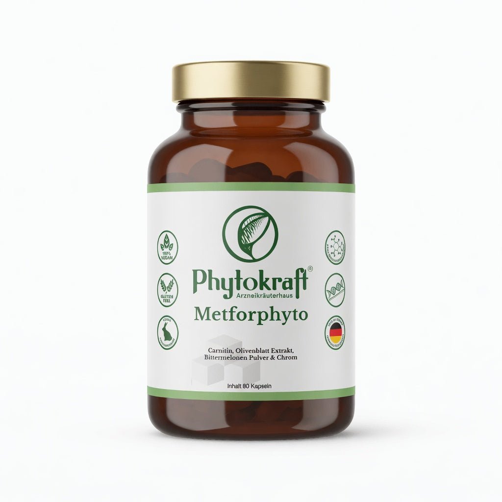 Metforphyto Olivenblattextrakt mit Carnitin, Chrom & Bittermelone - phytokraft.de