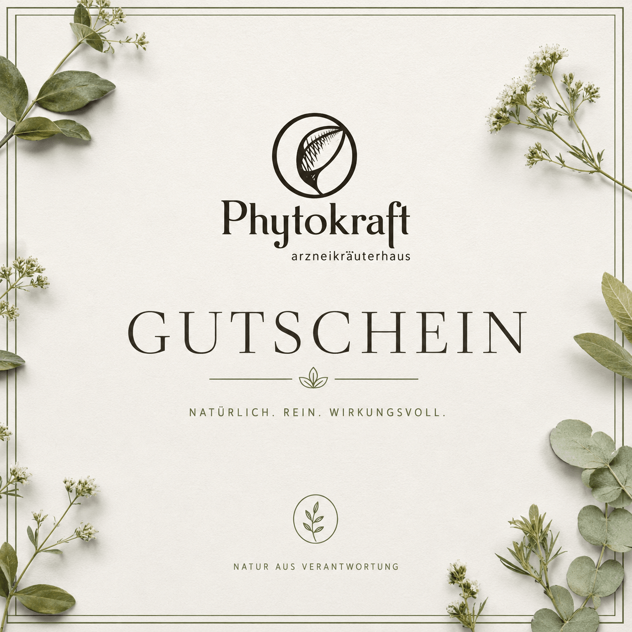 Phytokraft Geschenkgutschein - phytokraft.de
