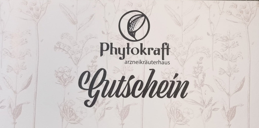 Phytokraft Geschenkgutschein - phytokraft.de