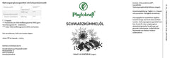 Schwarzkümmelöl Kapsel Phytokraft