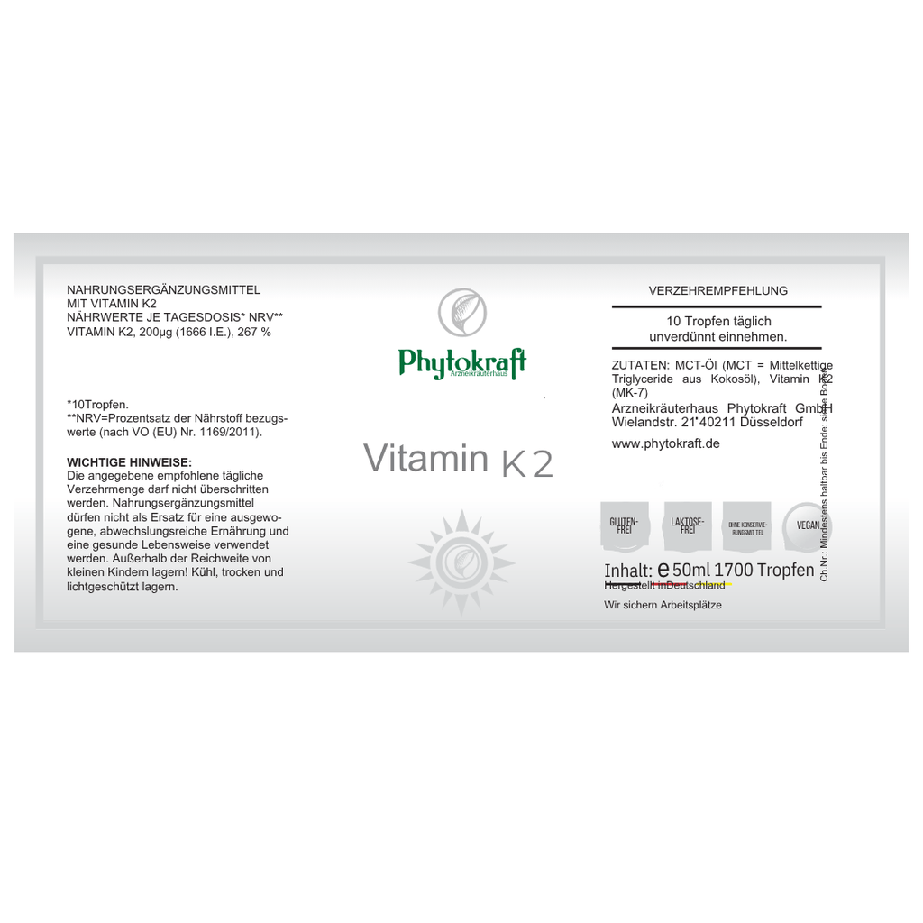 Vitamin K2 tropfen - phytokraft.de