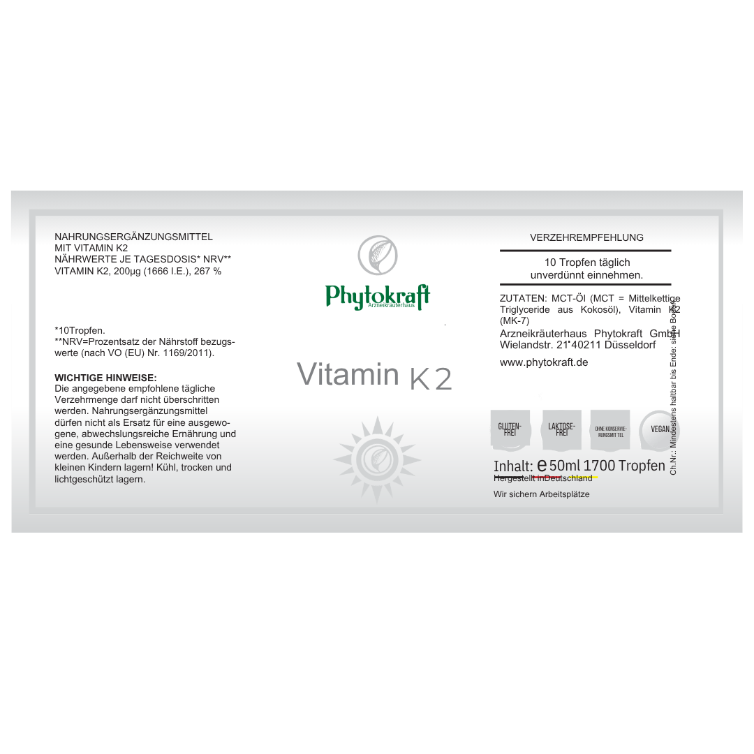 Vitamin K2 tropfen - phytokraft.de