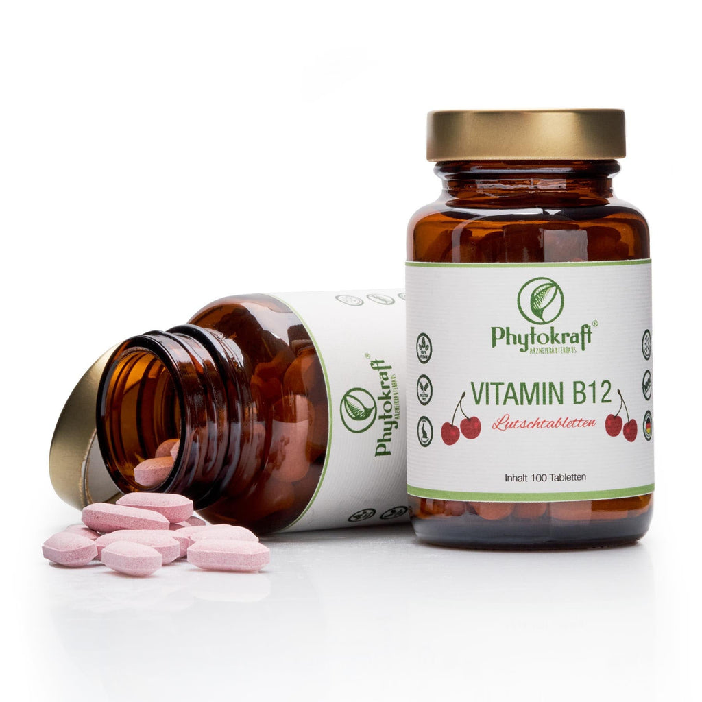 Vitamin B12 Lutschtablette Kirsch à 100 Tabletten - phytokraft.de